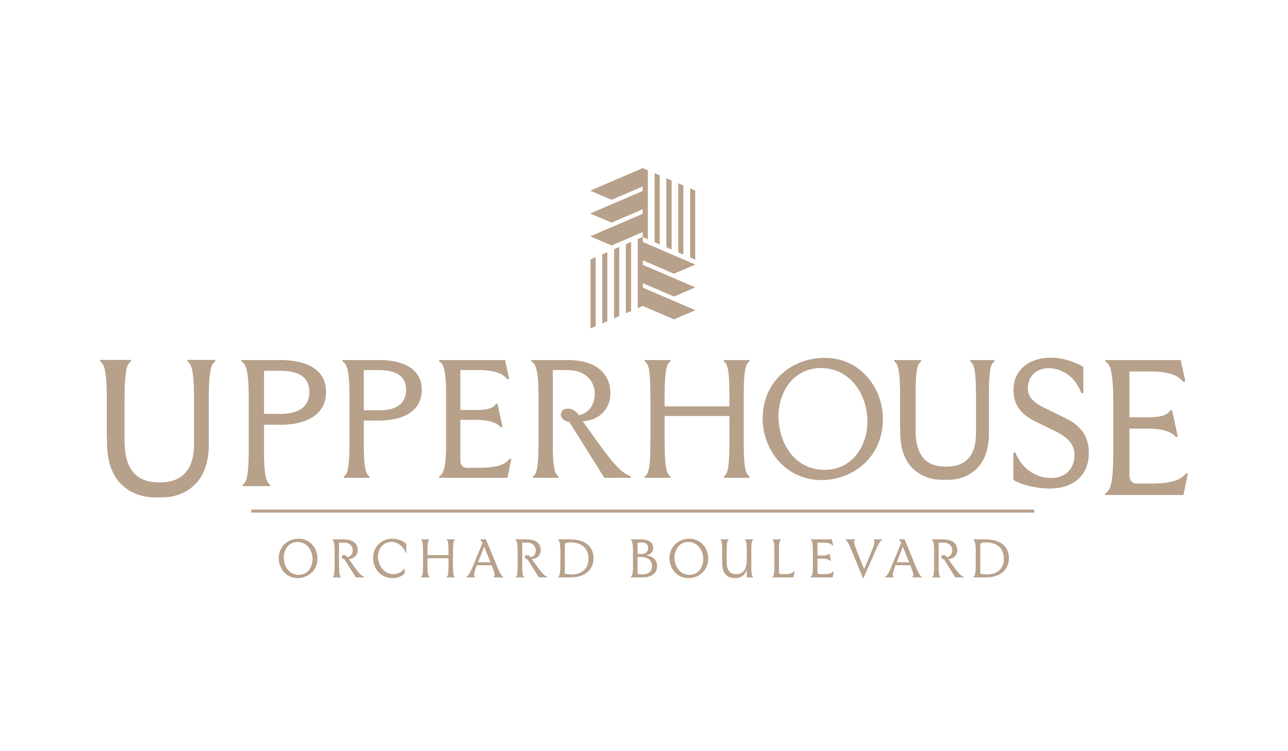 Upperhouse_FullLogo_Icon_Ecru_RGB